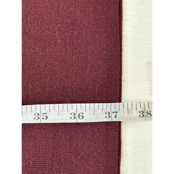 Theory Wool Sweater Dress Long Sleeve Knee Length Plum Purple Stretch Winter S - Picture 10 of 10